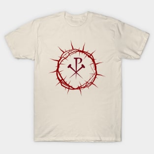 Crown of Thorns with Chi Rho T-Shirt